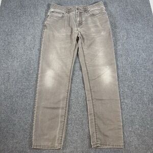 Prana Jeans Mens 32x32 (Fits 32x31) Gray Bridger Slim Fit Hiking Outdoors